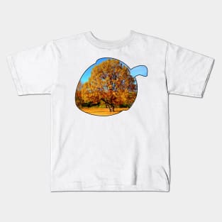 Acorn Outline (Autumn) Kids T-Shirt
